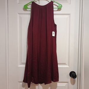 a line birthday dress Beige Short Homecoming Dress Outfit J9443 BMSMDEC length sleeveless dress with Color:skyblue White Woven Tie Halter